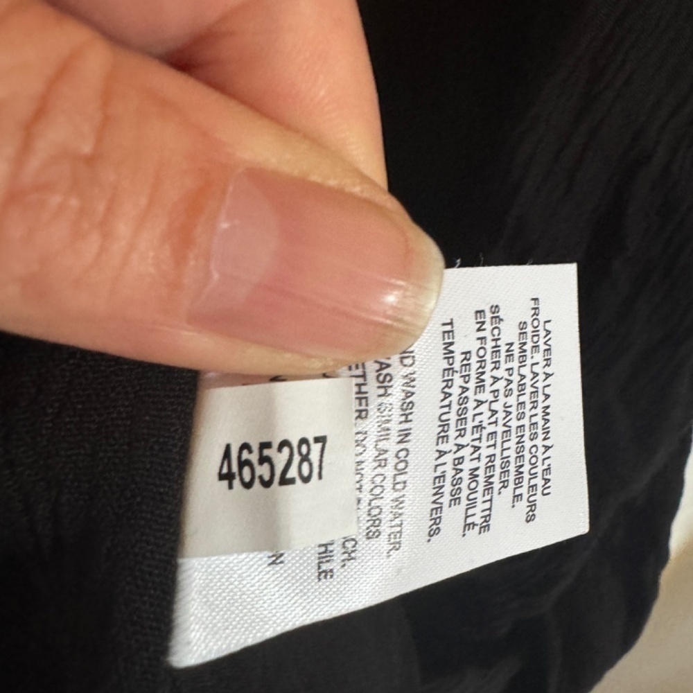 PENN Penningtons Womens Black Sundress Midi Spaghetti Strap Crepe Size 5X - Picture 5 of 9